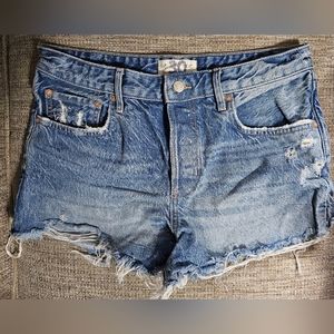 Free People Good Times Relaxed Shorts Size 30